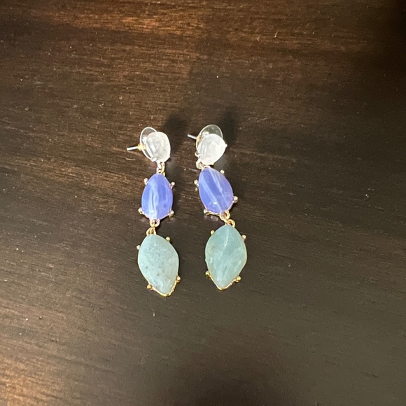 Park Lane 3 Gem Earrings - Picture 1 of 2